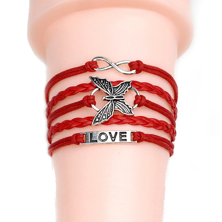 BRANSOLETKA CHARMS INFINITY ONE DIRECTION RZEMYK21