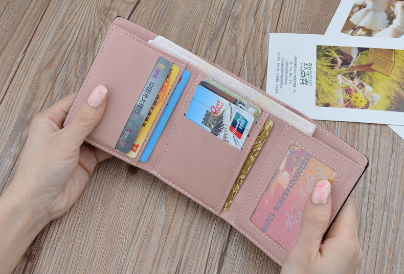 PORTFEL EKO SKÓRA RÓŻYCZKA ZATRZASK KLAMERKA A860 - obrazek 5